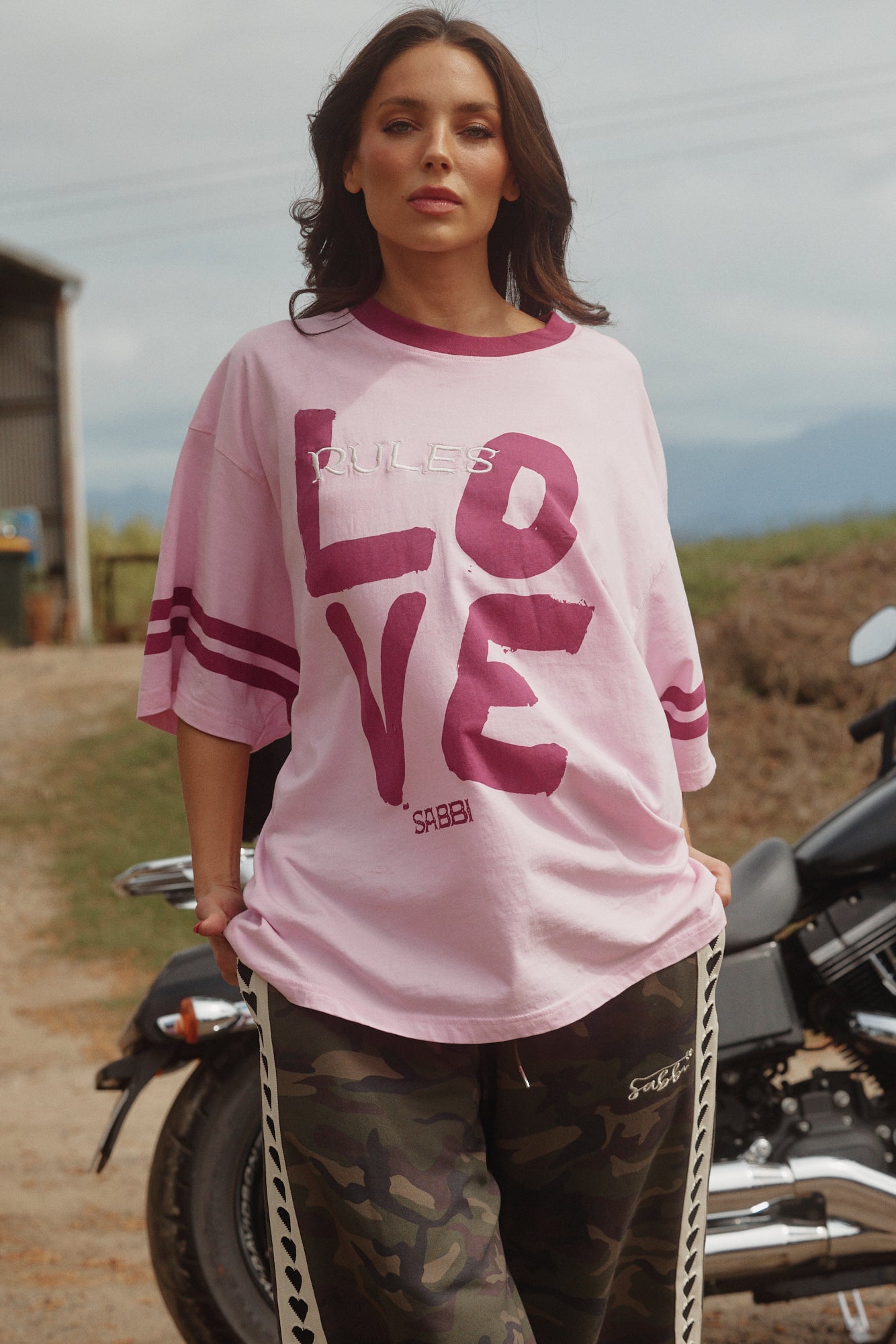 SABBI OVERSIZED LOVE REVOLUTION TEE  | BABY LEMONADE STORE