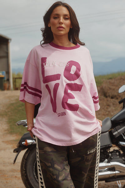 SABBI OVERSIZED LOVE REVOLUTION TEE  | BABY LEMONADE STORE