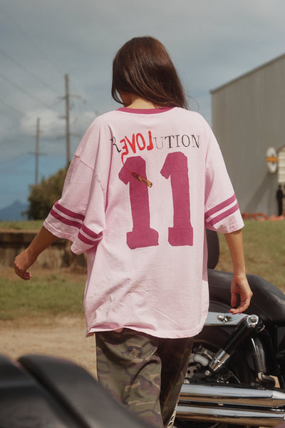 SABBI OVERSIZED LOVE REVOLUTION TEE  | BABY LEMONADE STORE