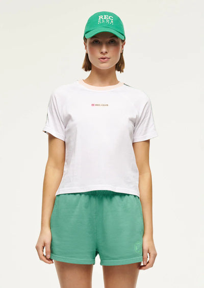 PE NATION RETROGRADE SHORT SLEEVE TEE  WHITE