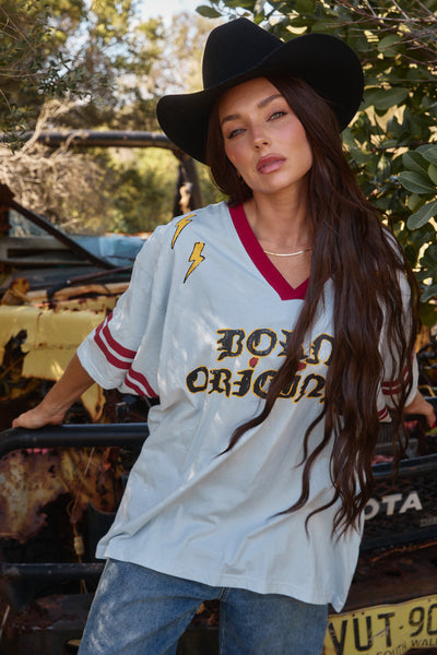 SABBI BORN ORIGINAL V-NECK TEE  | BABY LEMONADE STORE