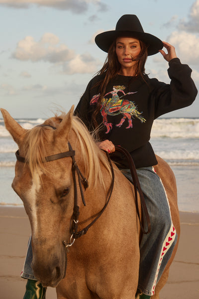 SABBI WORDS HAVE POWER DIEGO SWEATSHIRT BLACK