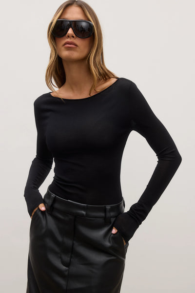 BAYSE MANI TOP BLACK