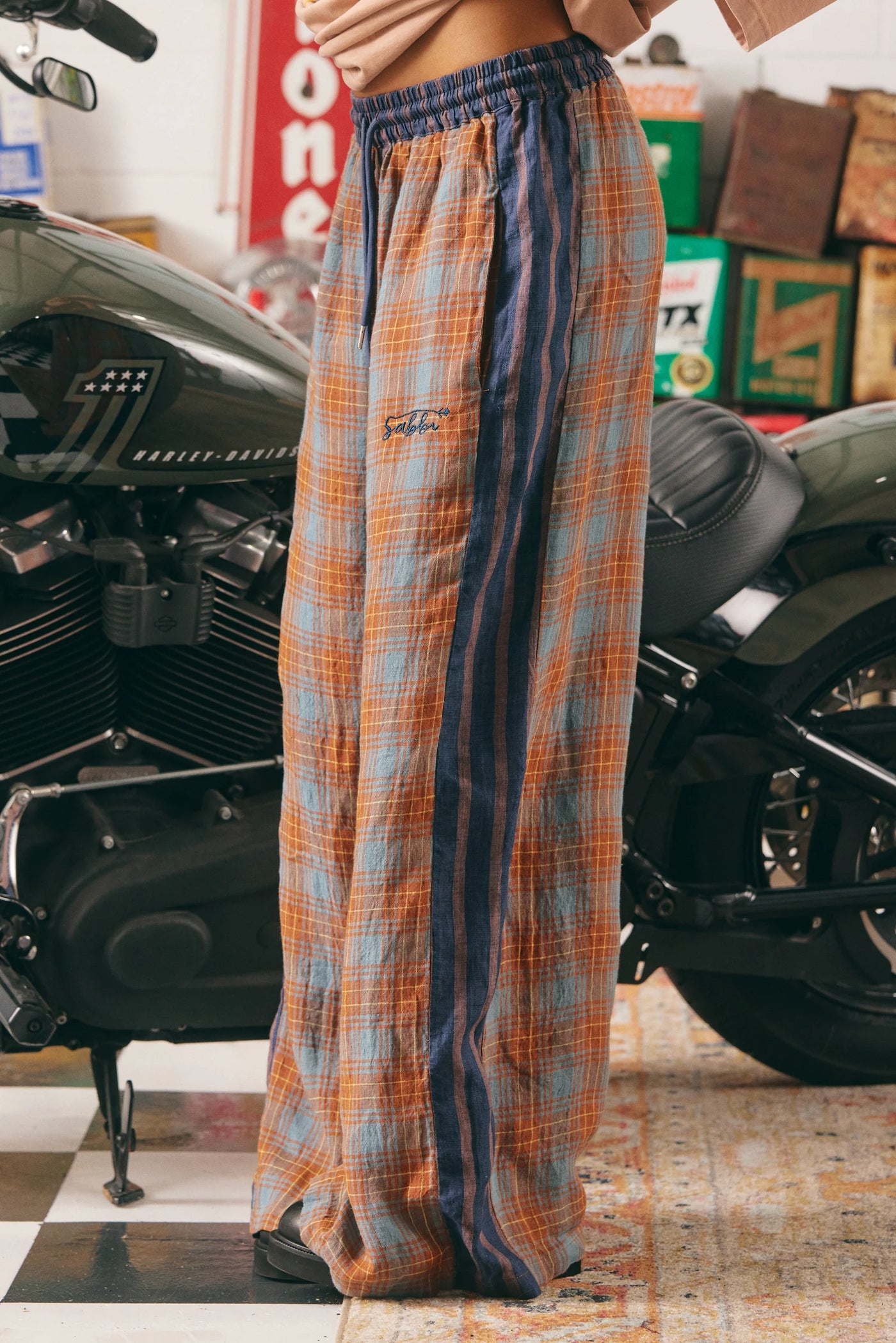 SABBI | THE MEXICOLA CHECK PANT | BABY LEMONADE STORE