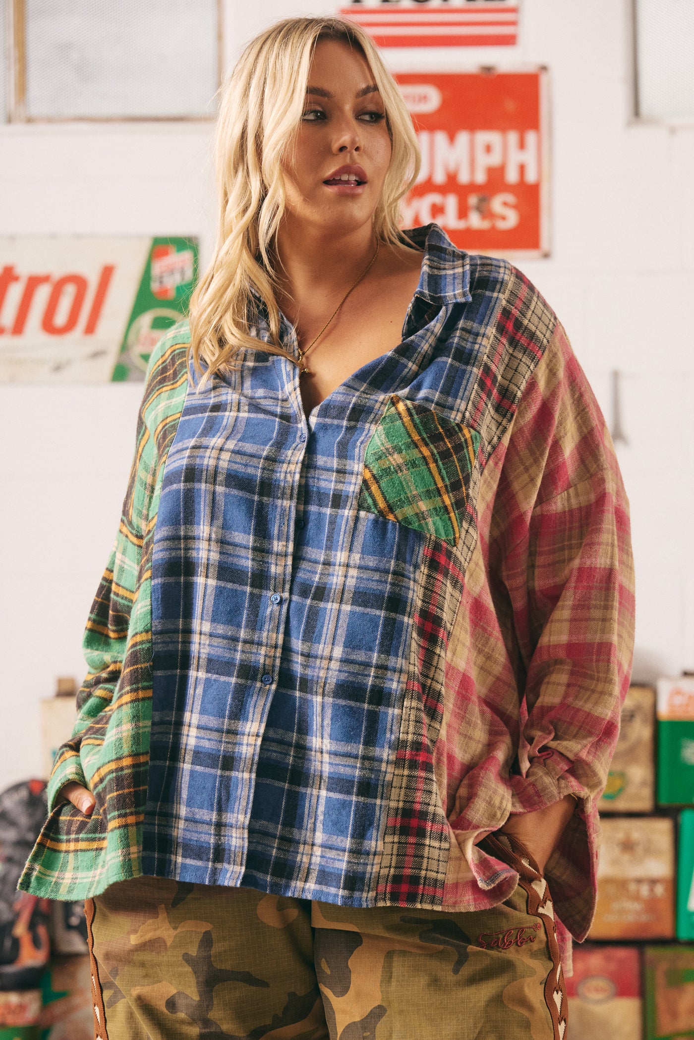 Sabbi You Are Enough Flannel Shirt | BABY LEMONADE STORE