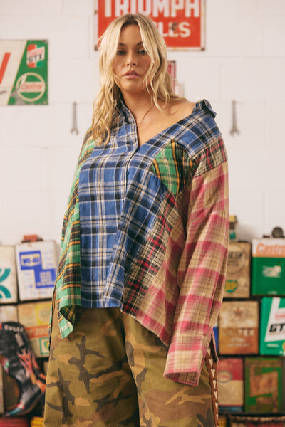 Sabbi You Are Enough Flannel Shirt | BABY LEMONADE STORE