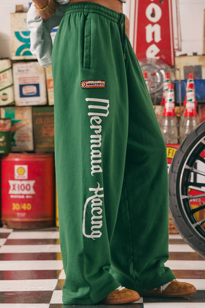 SABBI MERMAID RACING TRACK PANTS GREEN