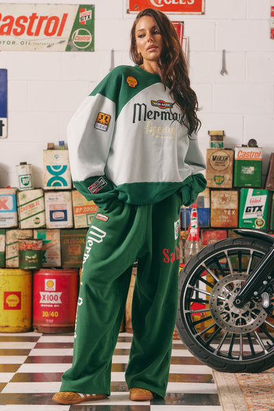 SABBI THE MERMAID RACING DIEGO SWEATSHIRT GREEN