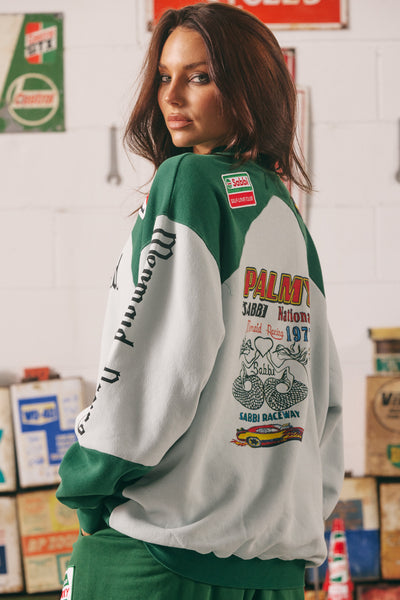 SABBI THE MERMAID RACING DIEGO SWEATSHIRT GREEN