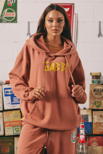SABBI BE KIND HOODIE TERRACOTTA