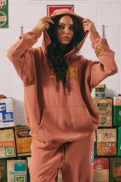 SABBI BE KIND HOODIE TERRACOTTA