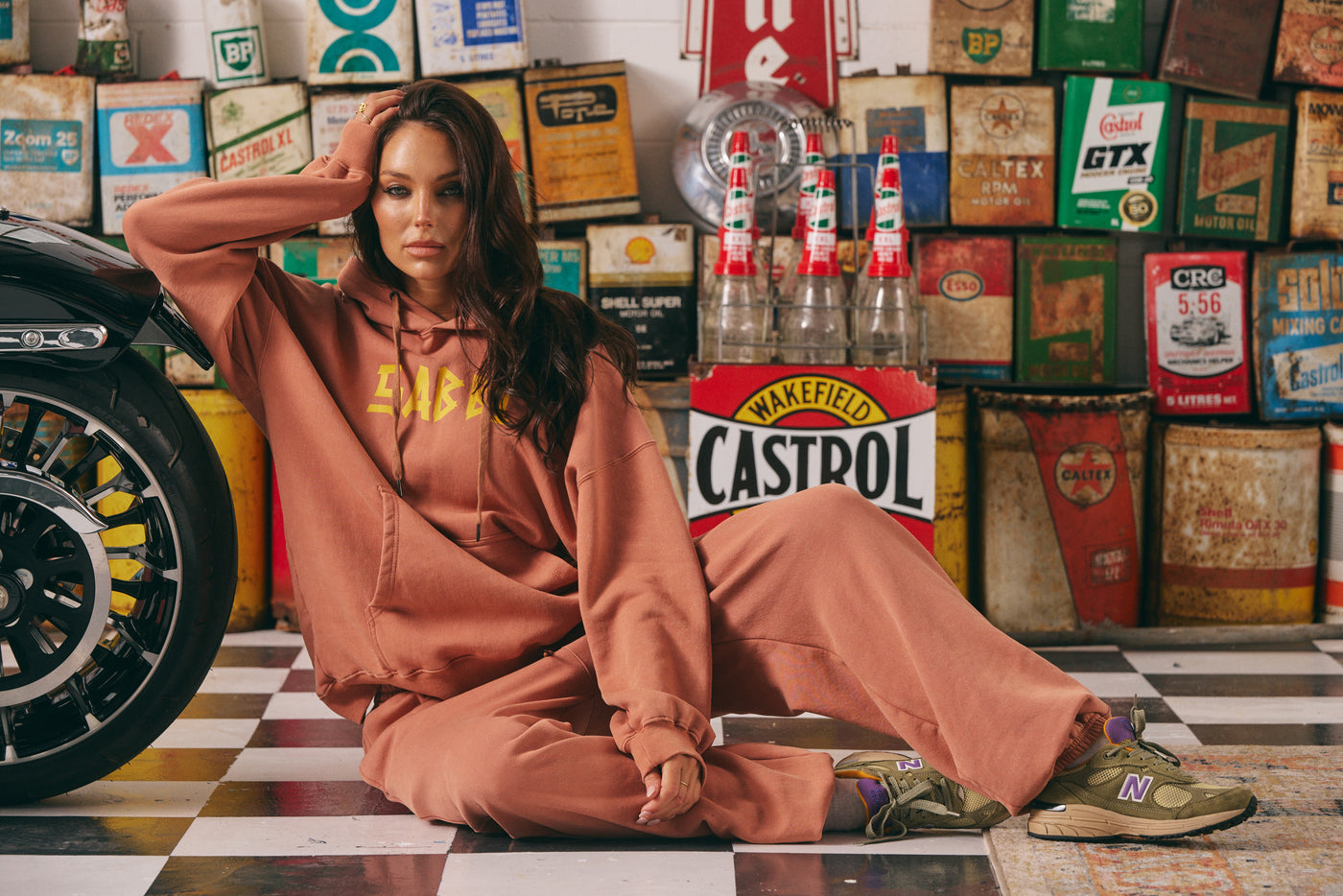 SABBI CUFF LEG SWEATPANTS TERRACOTTA