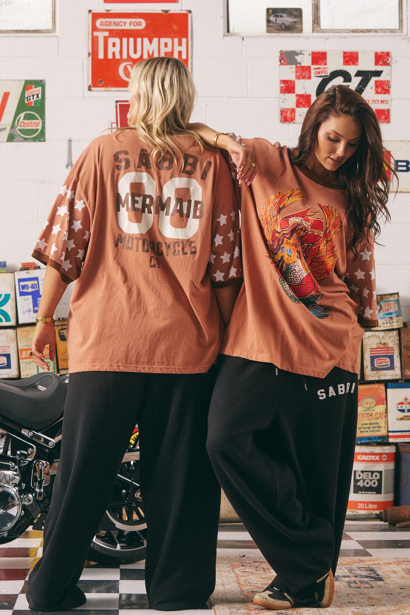 SABBI THE BIG BRENDA VERY OVERSIZED TEE CLAY