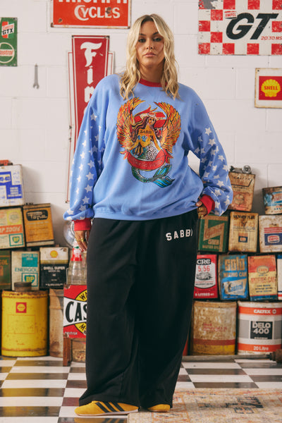 SABBI THE DREAM BIG BRENDA PERIWINKLE DIEGO SWEATSHIRT | BABY LEMONADE STORE