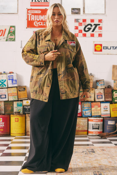 SABBI THE FLYING MERMAID JACKET CAMO