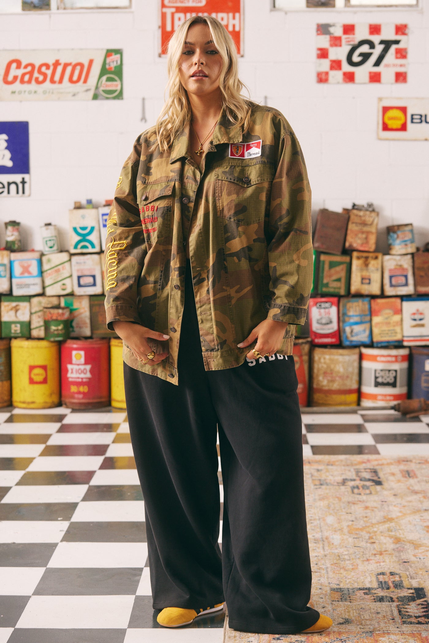 SABBI THE FLYING MERMAID JACKET CAMO