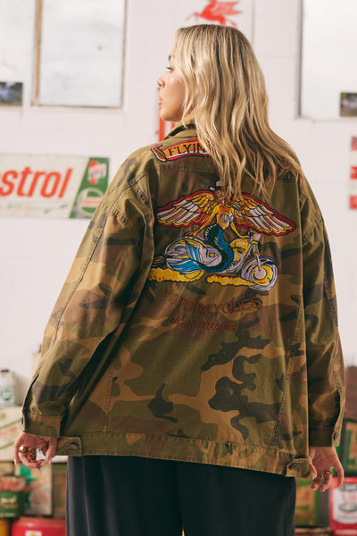 SABBI THE FLYING MERMAID JACKET CAMO