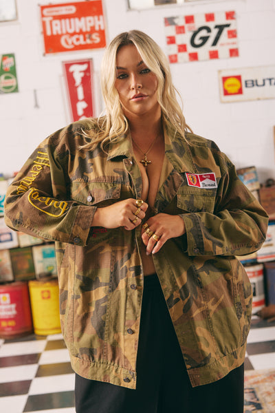 SABBI THE FLYING MERMAID JACKET CAMO