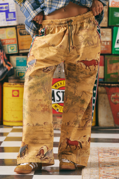 SABBI THE RAVING STARS CANVAS PANTS NEIGH QUEEN