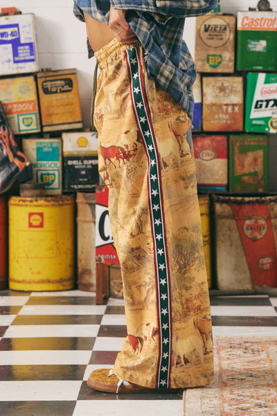 SABBI THE RAVING STARS CANVAS PANTS NEIGH QUEEN