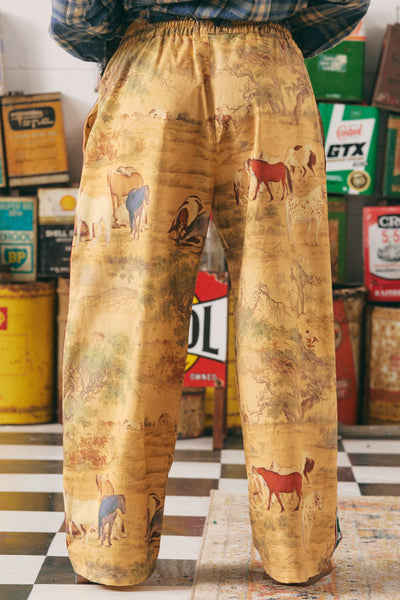 SABBI THE RAVING STARS CANVAS PANTS NEIGH QUEEN