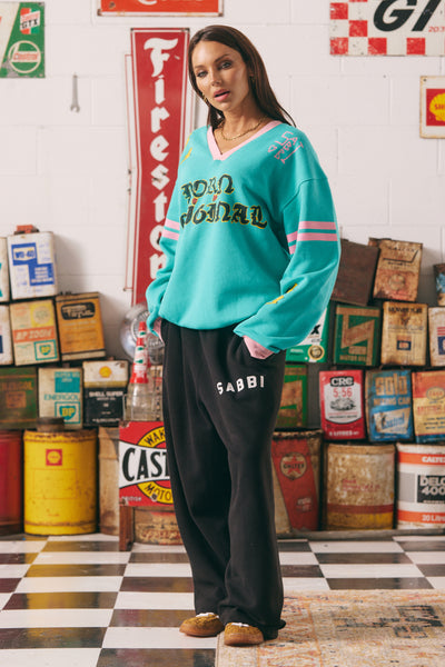 SABBI BORN ORIGINAL V-NECK SWEATSHIRT  | BABY LEMONADE STORE