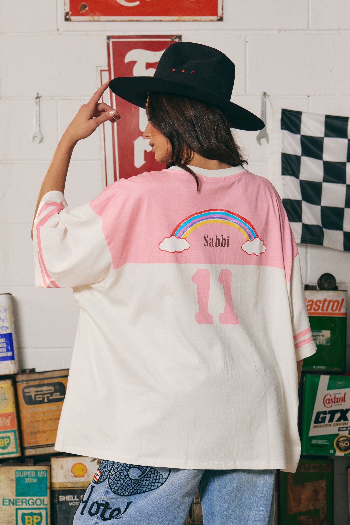 SABBI THE  PONY CLUB BOYFRIEND TEE PINK | BABY LEMONADE STORE