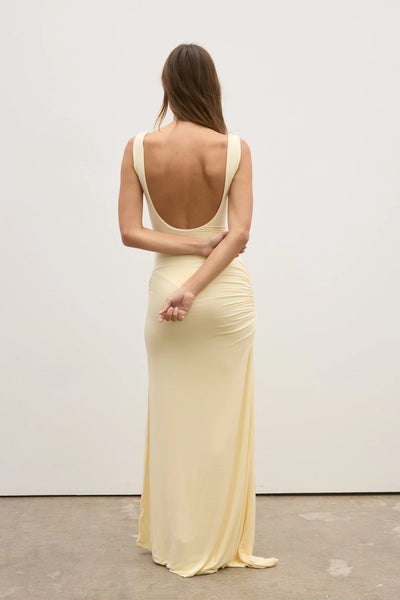 BAYSE MAE MAXI DRESS LEMON | BABY LEMONADE STORE