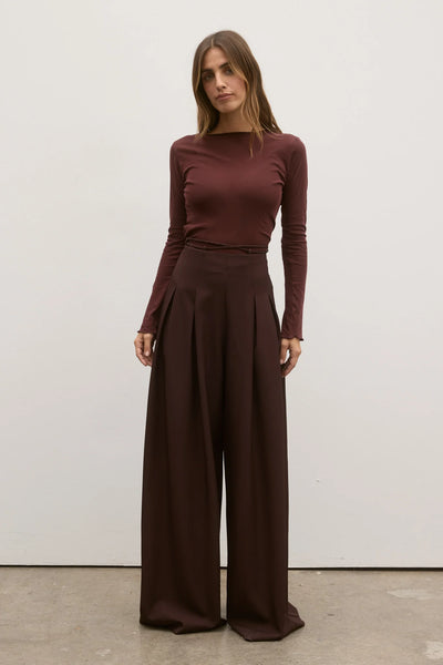 BAYSE LINCOLN PANT BURGUNDY