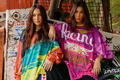 SABBI IT'S GANGSTER VERY OVERSIZED TEE PINK