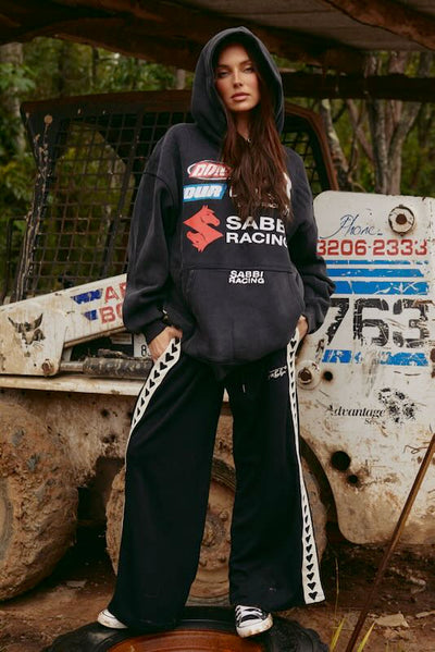 SABBI DON'T QUIT YOUR DAY DREAM HOODIE BLACK