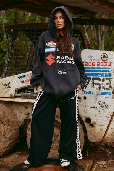 SABBI DON'T QUIT YOUR DAY DREAM HOODIE BLACK