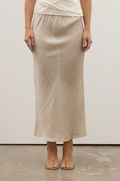 BAYSE MARINA MIDI SKIRT SAND