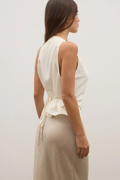 BAYSE MARINA MIDI SKIRT SAND