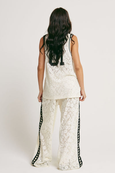 SABBI THE RAVING HEARTS LACE PANTS CREAM