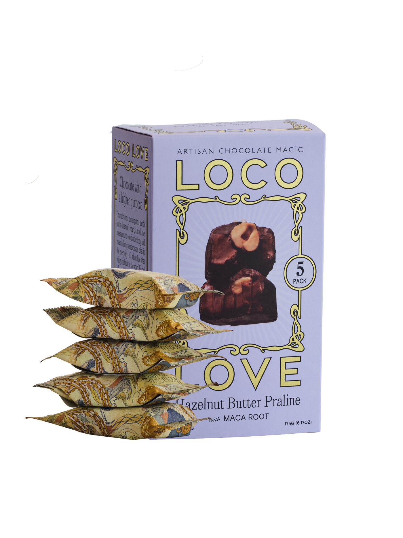LOCO LOVE 5 PACK HAZELNUT BUTTER PRALINE