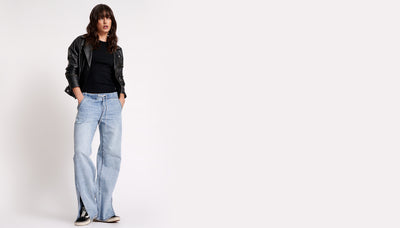 ONE TEASPOON ROADHOUSE WIDE LEG DRAWSTRING JEANS | BABY LEMONADE STORE