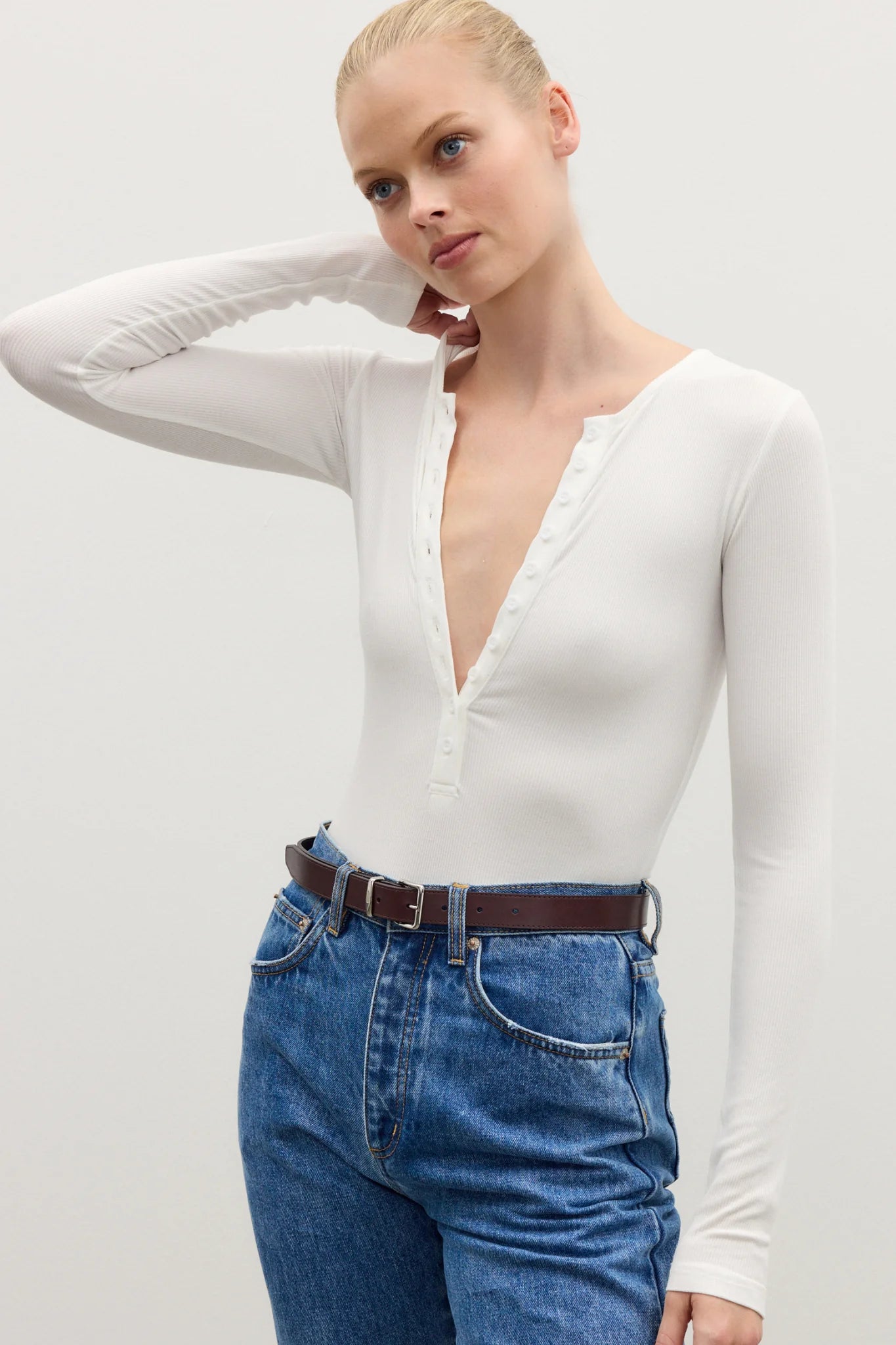 BAYSE LARA BODYSUIT White
