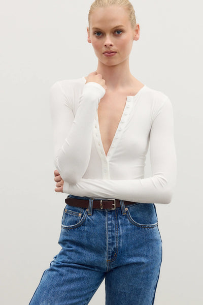 BAYSE LARA BODYSUIT White