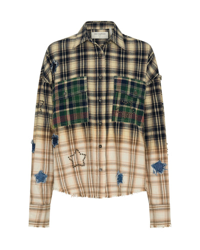 ONE TEASPOON FLANNEL STAR STUDDED SHIRT | BABY LEMONADE STORE