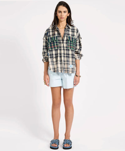 ONE TEASPOON FLANNEL STAR STUDDED SHIRT | BABY LEMONADE STORE