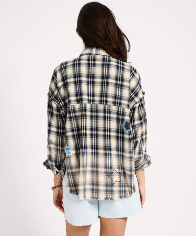 ONE TEASPOON FLANNEL STAR STUDDED SHIRT | BABY LEMONADE STORE