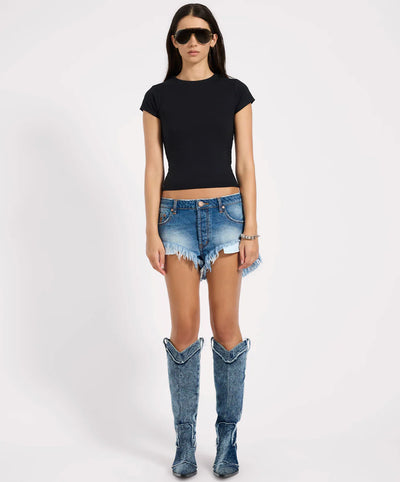 ONE TEASPOON OUTLAWS DENIM SHORTS PACIFICA | BABY LEMONADE STORE