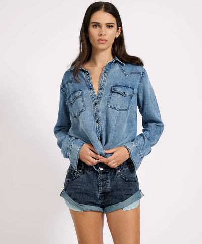 ONE TEASPOON BANDITS DENIM SHORTS INDIGO BLUE | BABY LEMONADE STORE