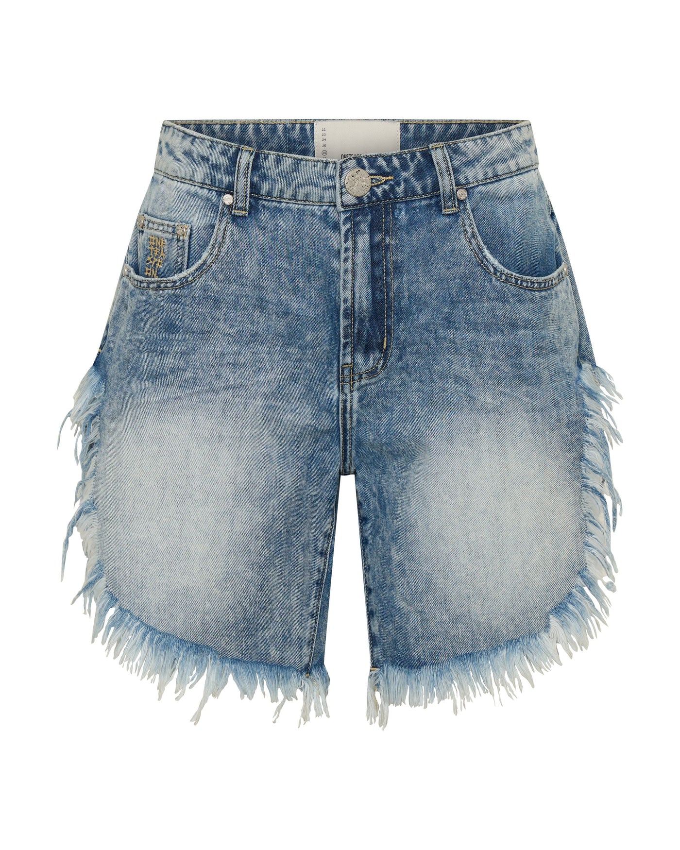 ONE TEASPOON FRANKIES DENIM SHORTS SUNSET BLUE | BABY LEMONADE STORE