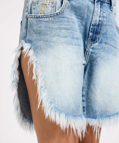 ONE TEASPOON FRANKIES DENIM SHORTS SUNSET BLUE | BABY LEMONADE STORE