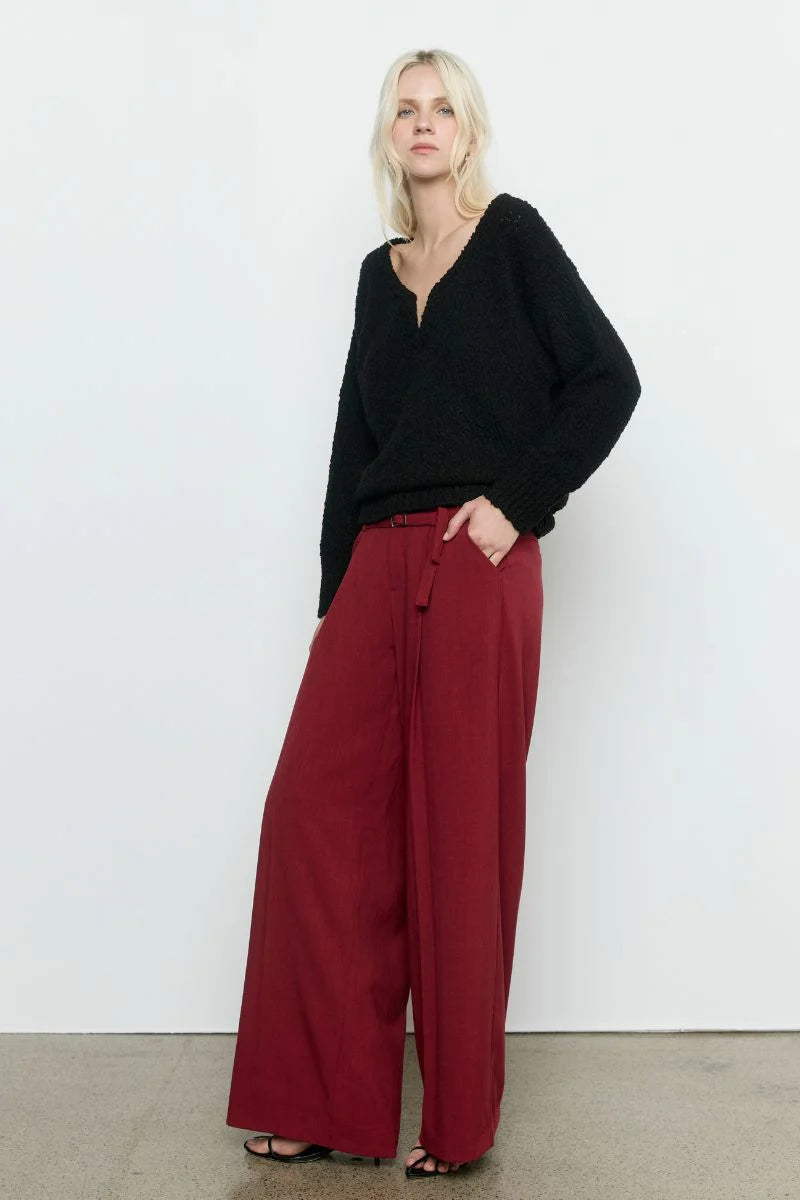 SOVERE STUDIO ALLURE SWEATER BLACK