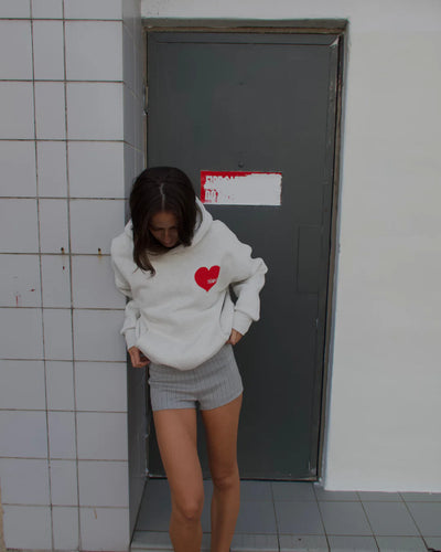 SŚAINT HEART HOODIE RED