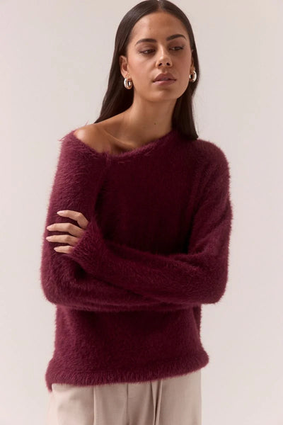 SOVERE STUDIO SABADO SWEATER MERLOT