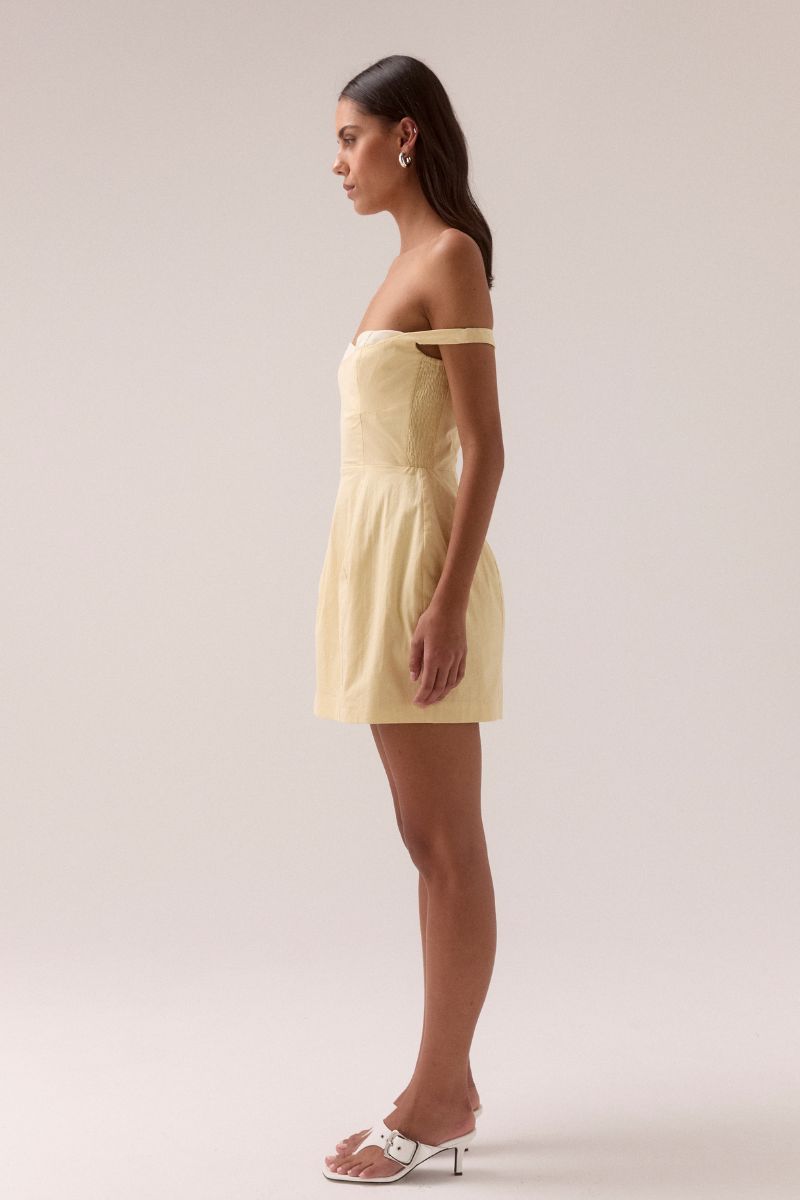 SOVERE STUDIO LURE DRESS LEMONADE